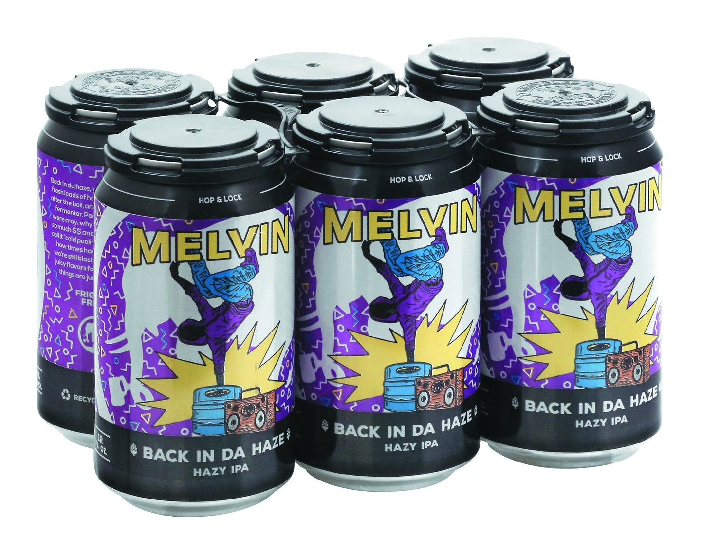 slide 1 of 1, Melvin Back In Da Haze Ipa 6 Pack Can, 12 oz