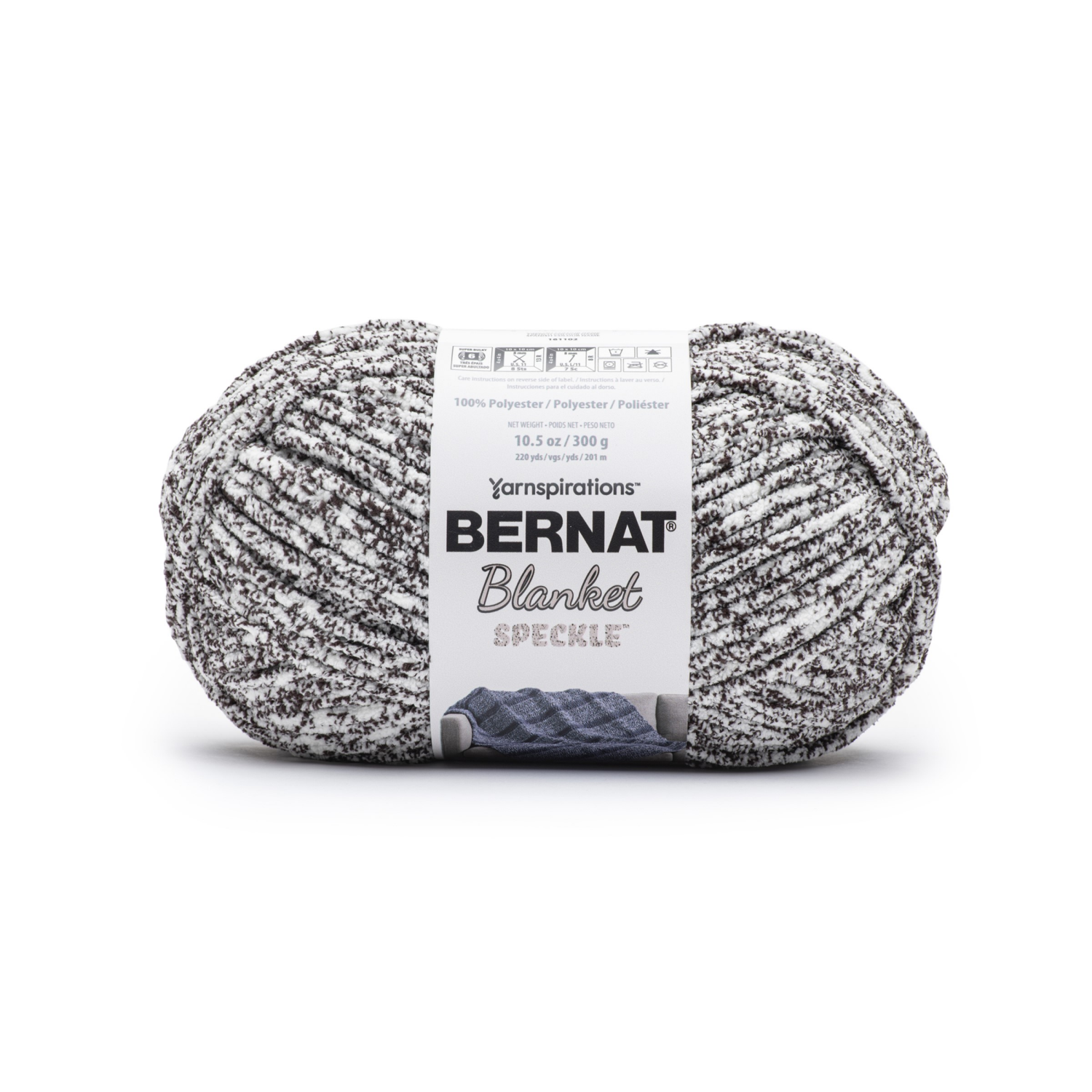 slide 1 of 2, Bernat Blanket Speckle Typewriter, 10.5 oz