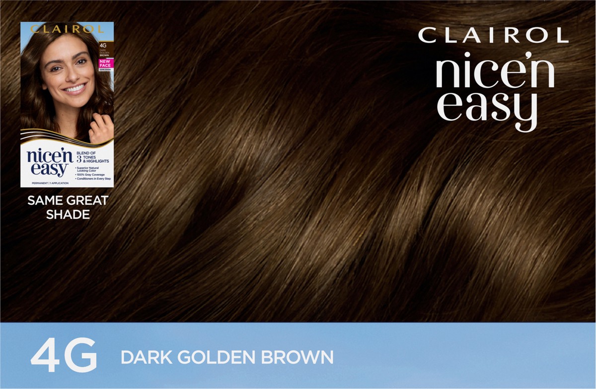 slide 6 of 11, Nice'n Easy Clairol Nice 'N Easy 4G Dark Golden Brown, 1 ct