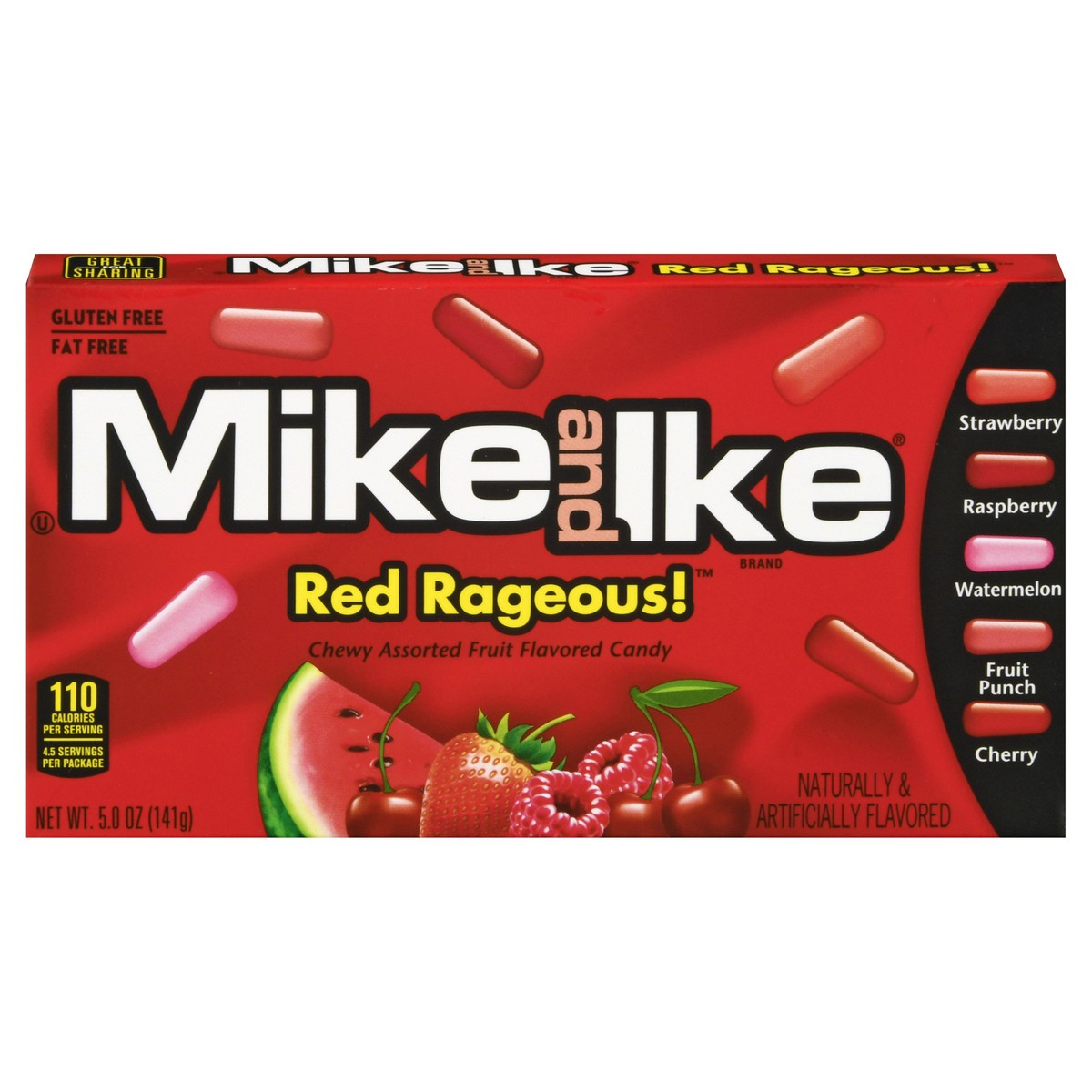 slide 1 of 10, MIKE AND IKE Original Fruits Chewy Candy, 5 oz