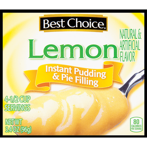 slide 1 of 1, Best Choice Lemon Instant Pudding, 3.5 oz