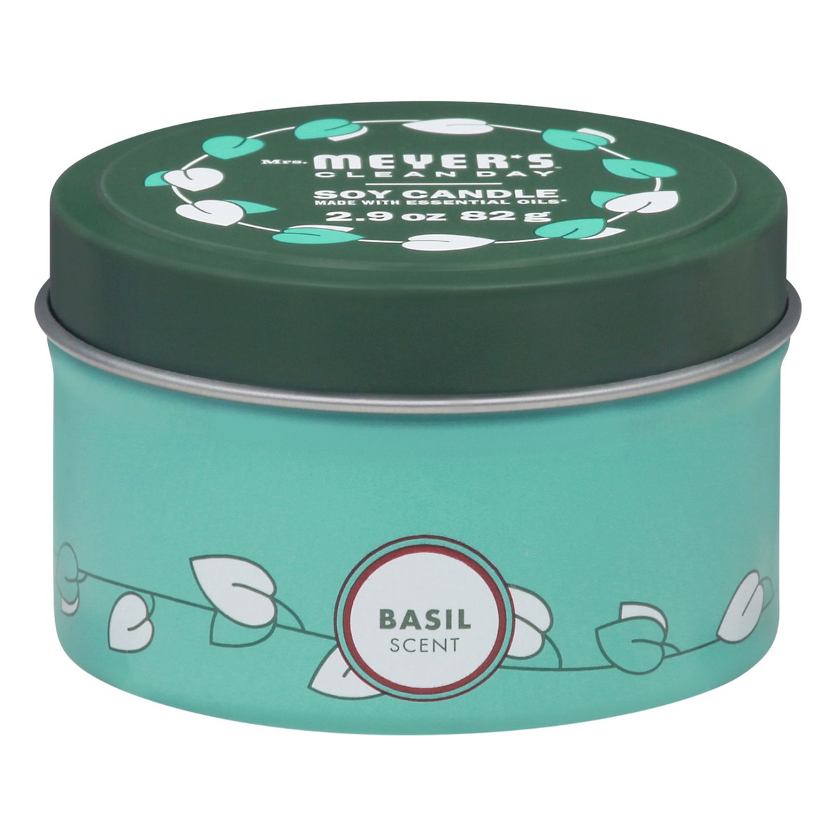 slide 1 of 13, Mrs. Meyer's Clean Day Basil Scent Soy Candle 2.9 oz, 2.9 oz