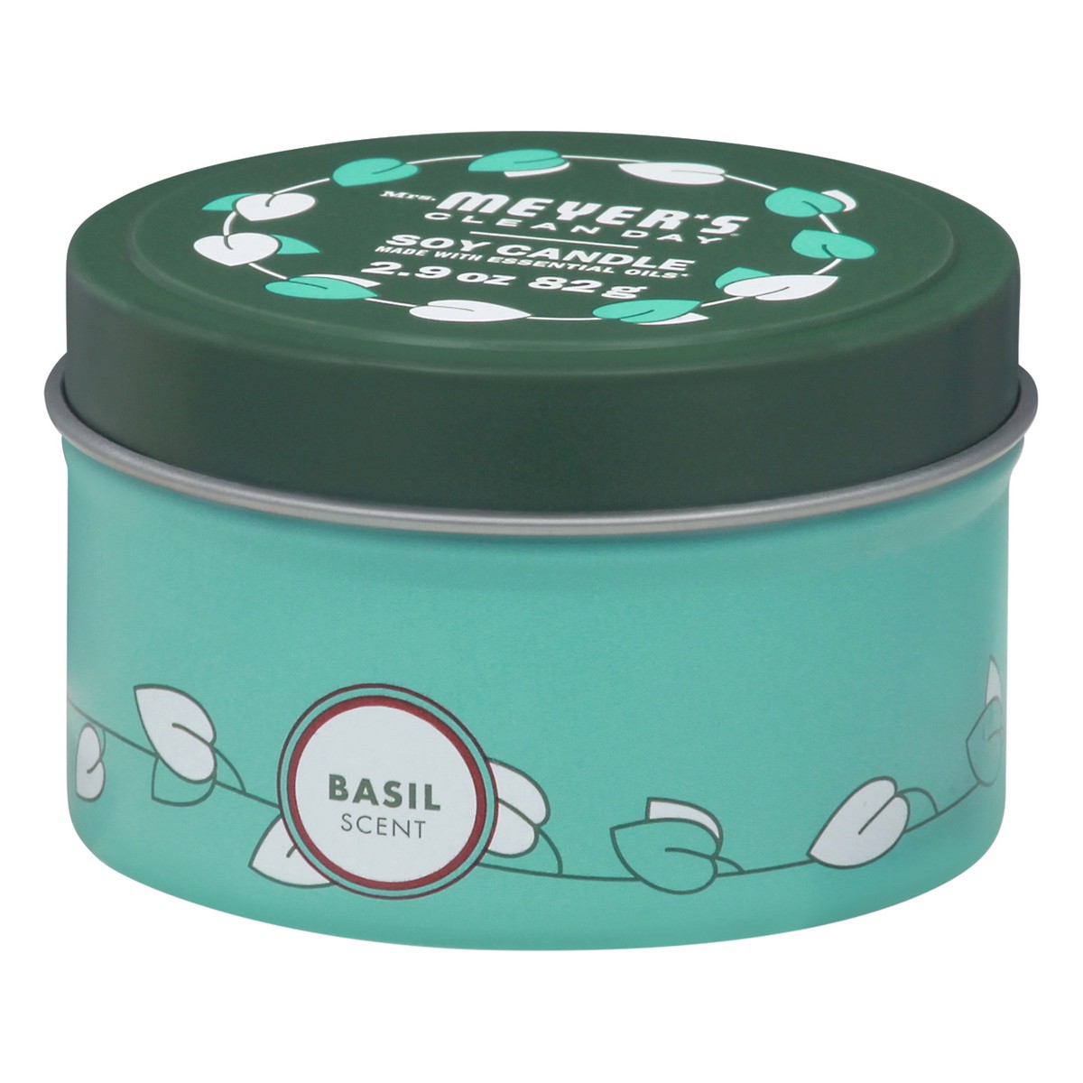 slide 5 of 13, Mrs. Meyer's Clean Day Basil Scent Soy Candle 2.9 oz, 2.9 oz