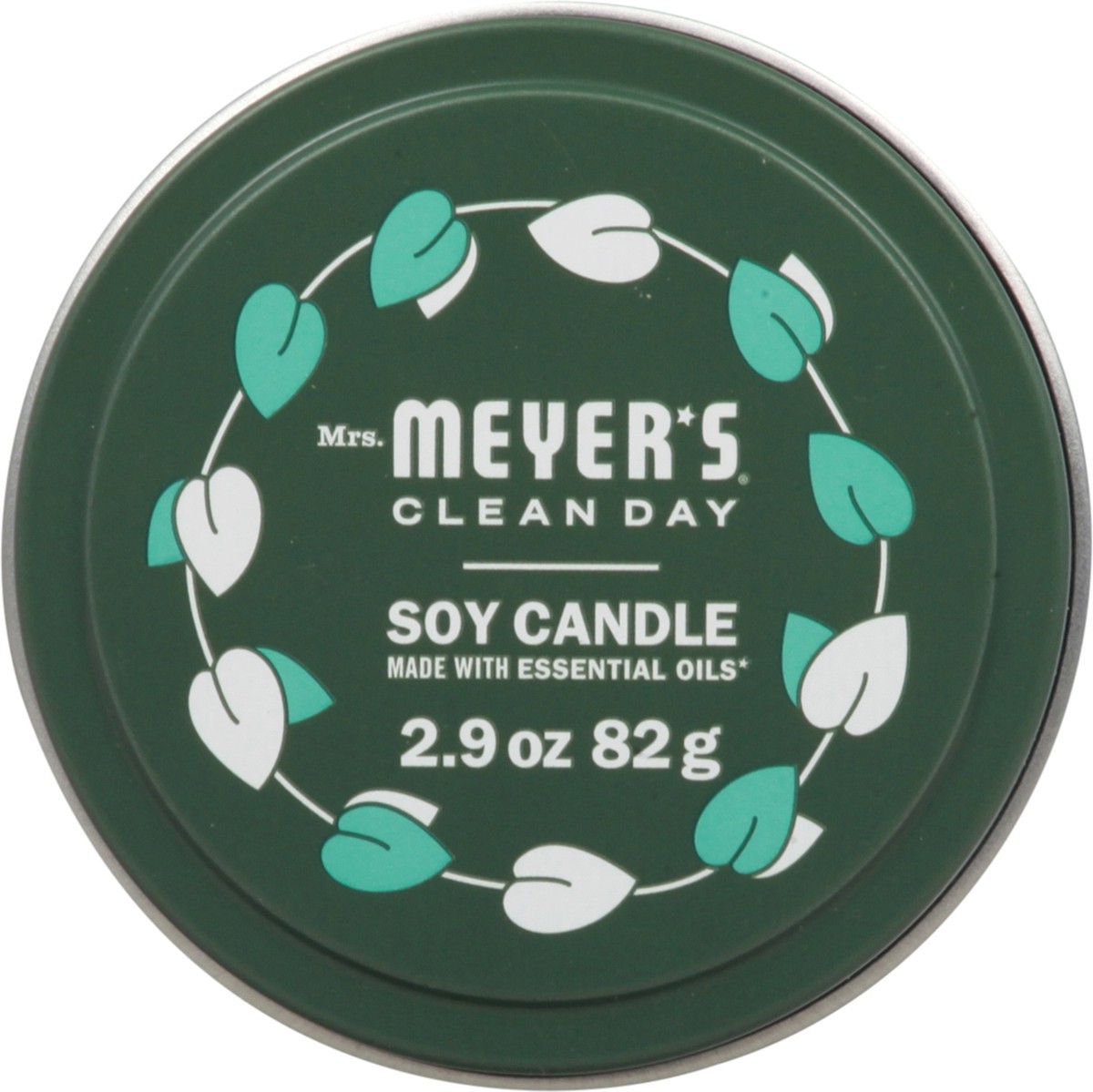 slide 8 of 13, Mrs. Meyer's Clean Day Basil Scent Soy Candle 2.9 oz, 2.9 oz