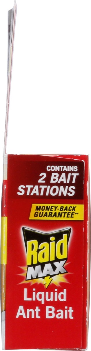 slide 9 of 9, Raid Max Liquid Ant Bait, Outdoor and Indoor Ant Poison Bait Stations for Home, 2 Count. .25 fl. oz. Each Bait Station, 2 ct