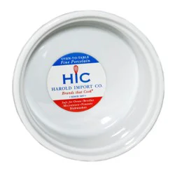 Harold Import Co. Whiteware Souffle Dish