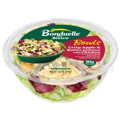 Bonduelle Bistro Crisp Apple & Butter Lettuce Salad With Chicken - 5.8 oz