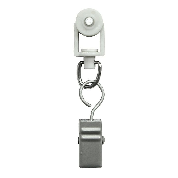 slide 2 of 2, Versailles Home Fashions Steel Runners with Clips - Pewter, 14 ct