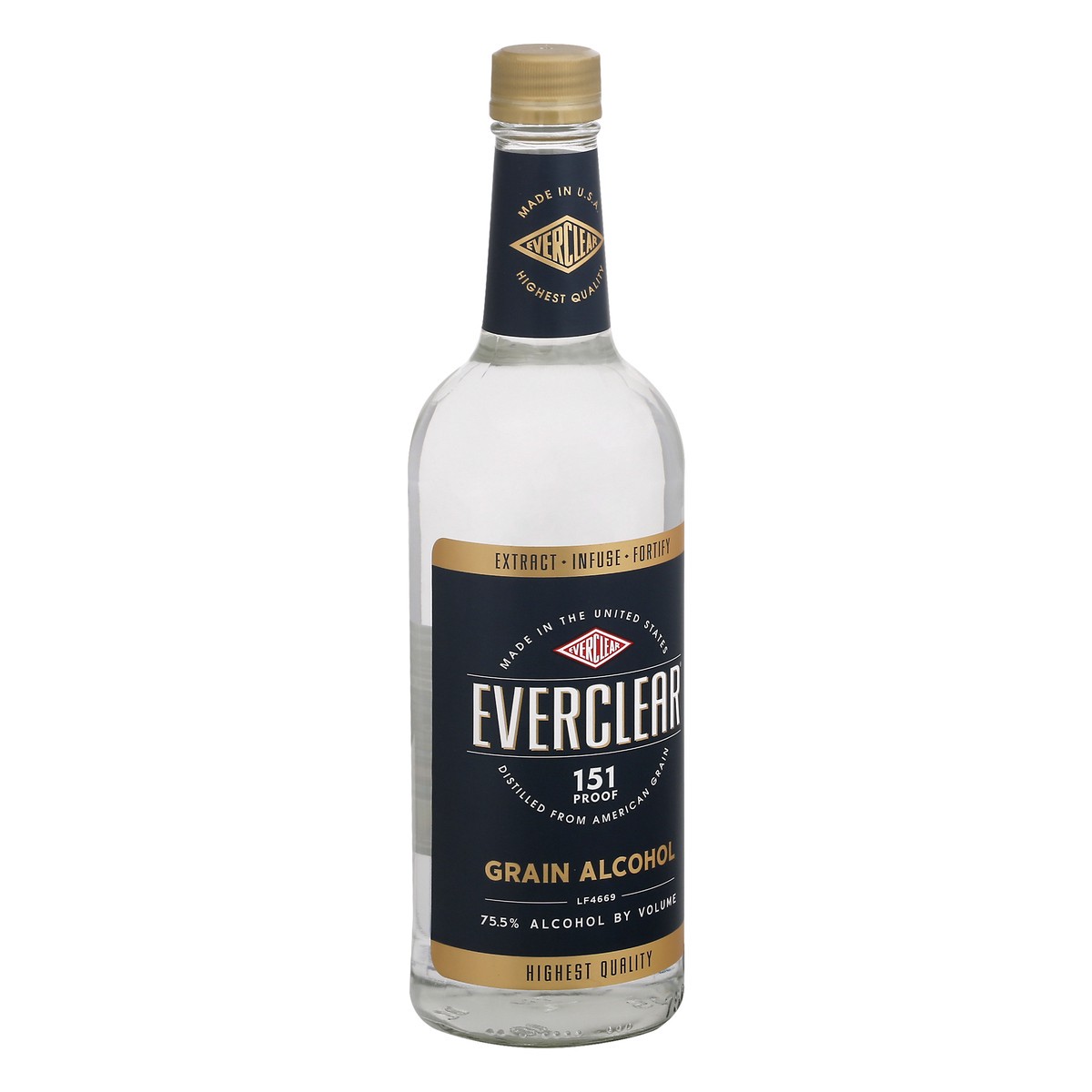 slide 8 of 9, Everclear Alcohol 151 Proof, 750ML, 750 oz