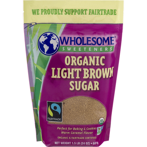 slide 3 of 17, Wholesome Organic Light Brown Sugar, 24 oz