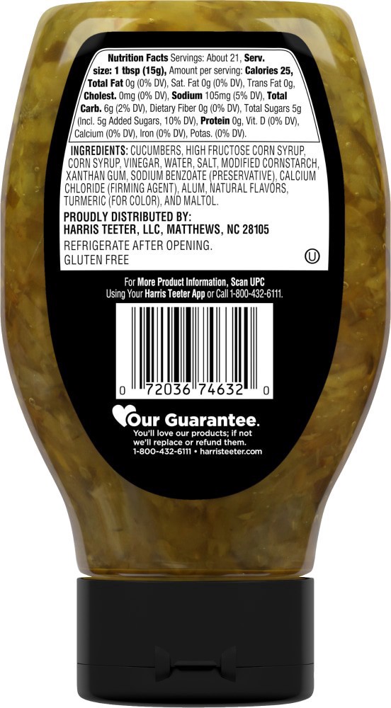 slide 2 of 2, Harris Teeter® Sweet Squeeze Relish, 10 fl oz