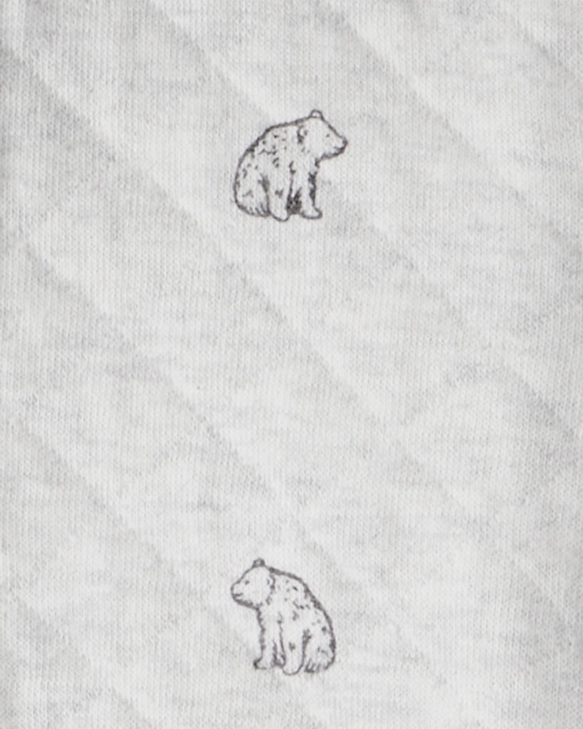 slide 2 of 3, Littleplanet Baby Girl 2-Piece Cardigan & Pants Set Made with Organic Cotton Heather Grey 12M, 2 pc