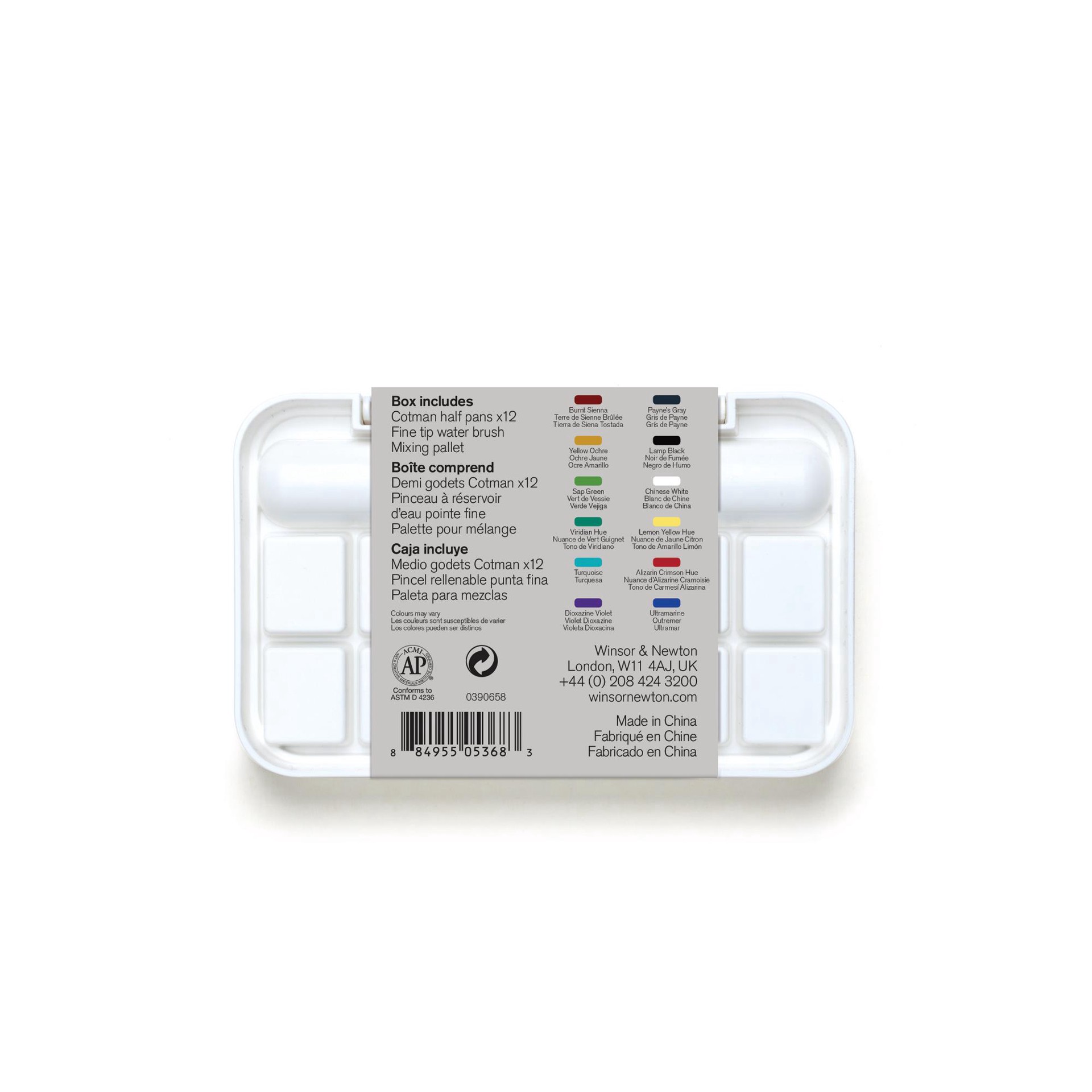 slide 5 of 6, Winsor & Newton Cotman Water Colours Brush Pen Set, 1 ct