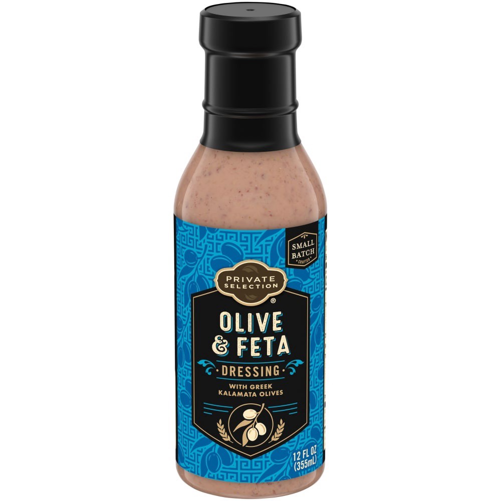 slide 2 of 3, Private Selection Olive And Feta Salad Dressing, 12 fl oz