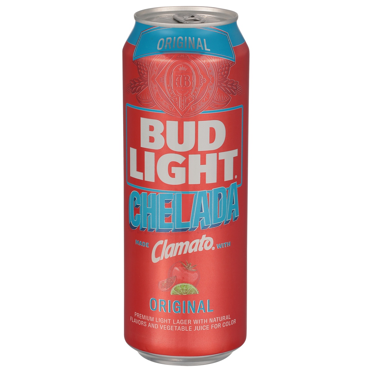 slide 10 of 10, Bud Light Chelada Original Made with Clamato Beer, 4.2% ABV, 25 oz