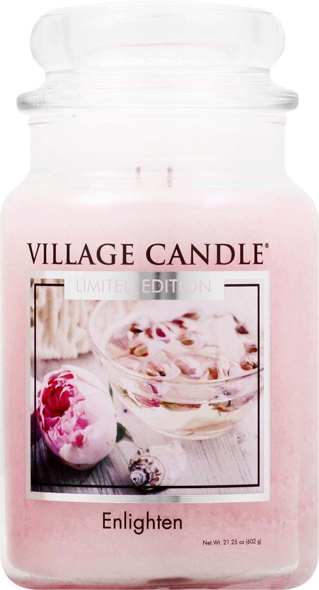 slide 9 of 9, Village Candle Jar Candle Enlighten, 26 oz