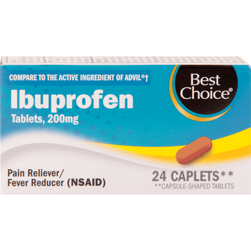 slide 1 of 1, Best Choice Ibuprofen Tablets, 24 ct; 200 mg