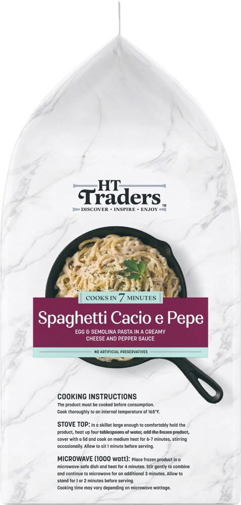 slide 4 of 4, HT Traders™ Spaghetti Cacio e Pepe Pasta Meal, 16 oz