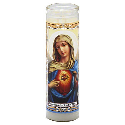 slide 1 of 1, Reed Candle Immaculate Heart Of Mary Candle, 1 ct