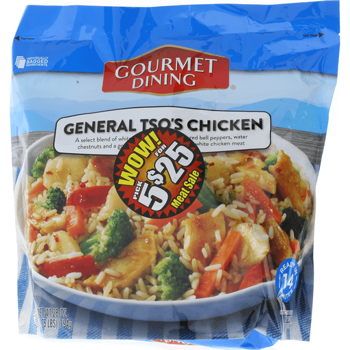 slide 1 of 1, Gourmet Dining General Tso Chicken, 1 ct