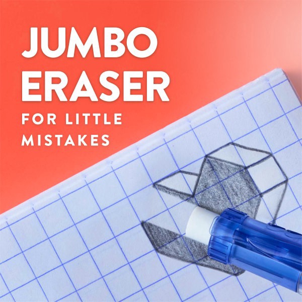 slide 2 of 8, Paper Mate Clearpoint Mechanical Pencil, Break-Resistant, Color Block Edition, HB #2 Lead (0.7mm), 4 Count, 4 ct