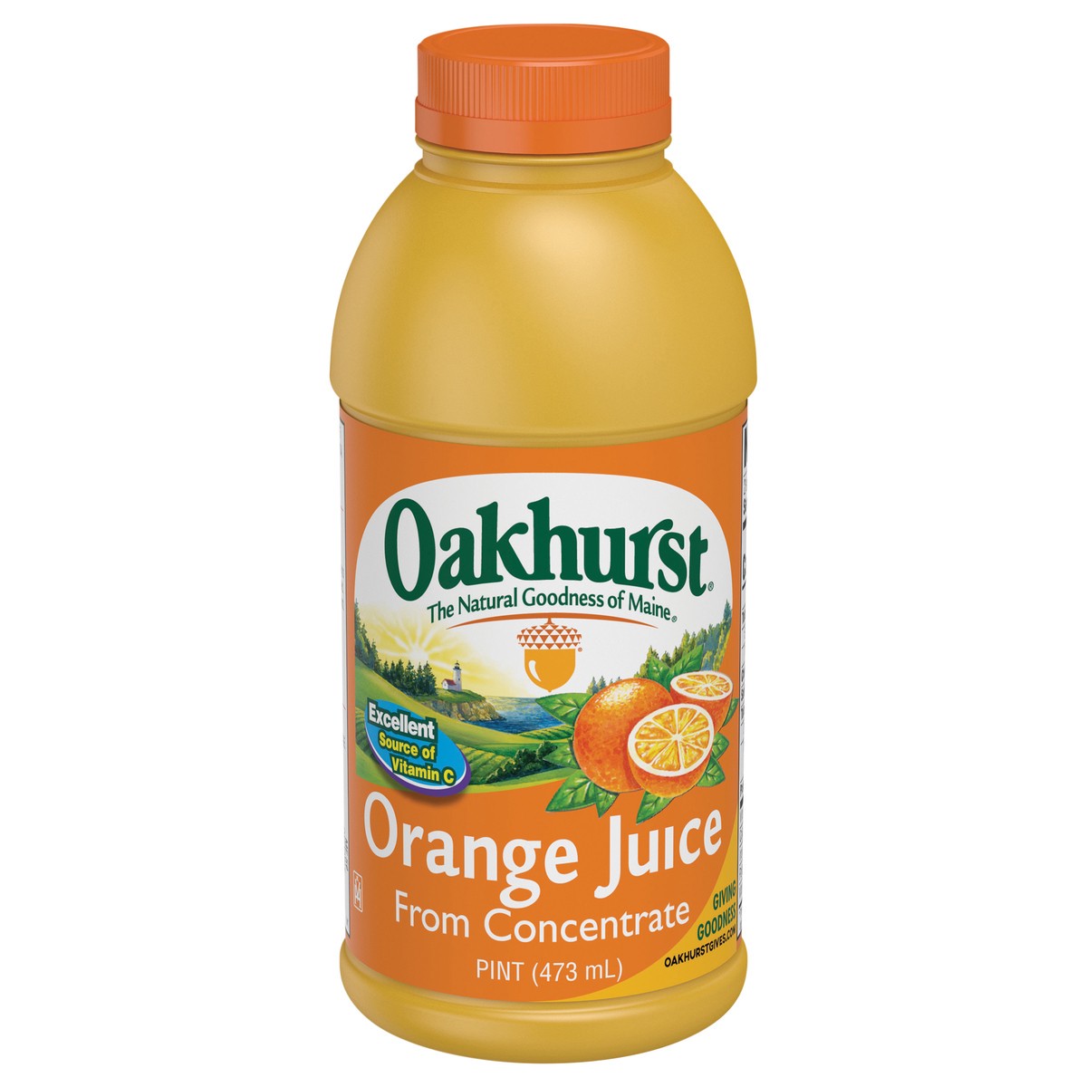 slide 2 of 4, Oakhurst Juice Orange- 16 oz, 16 oz