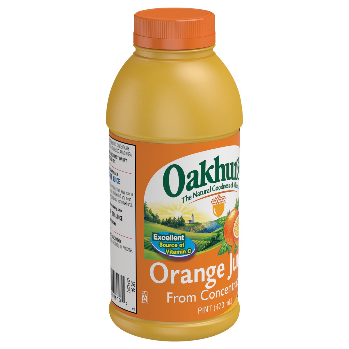 slide 3 of 4, Oakhurst Juice Orange- 16 oz, 16 oz