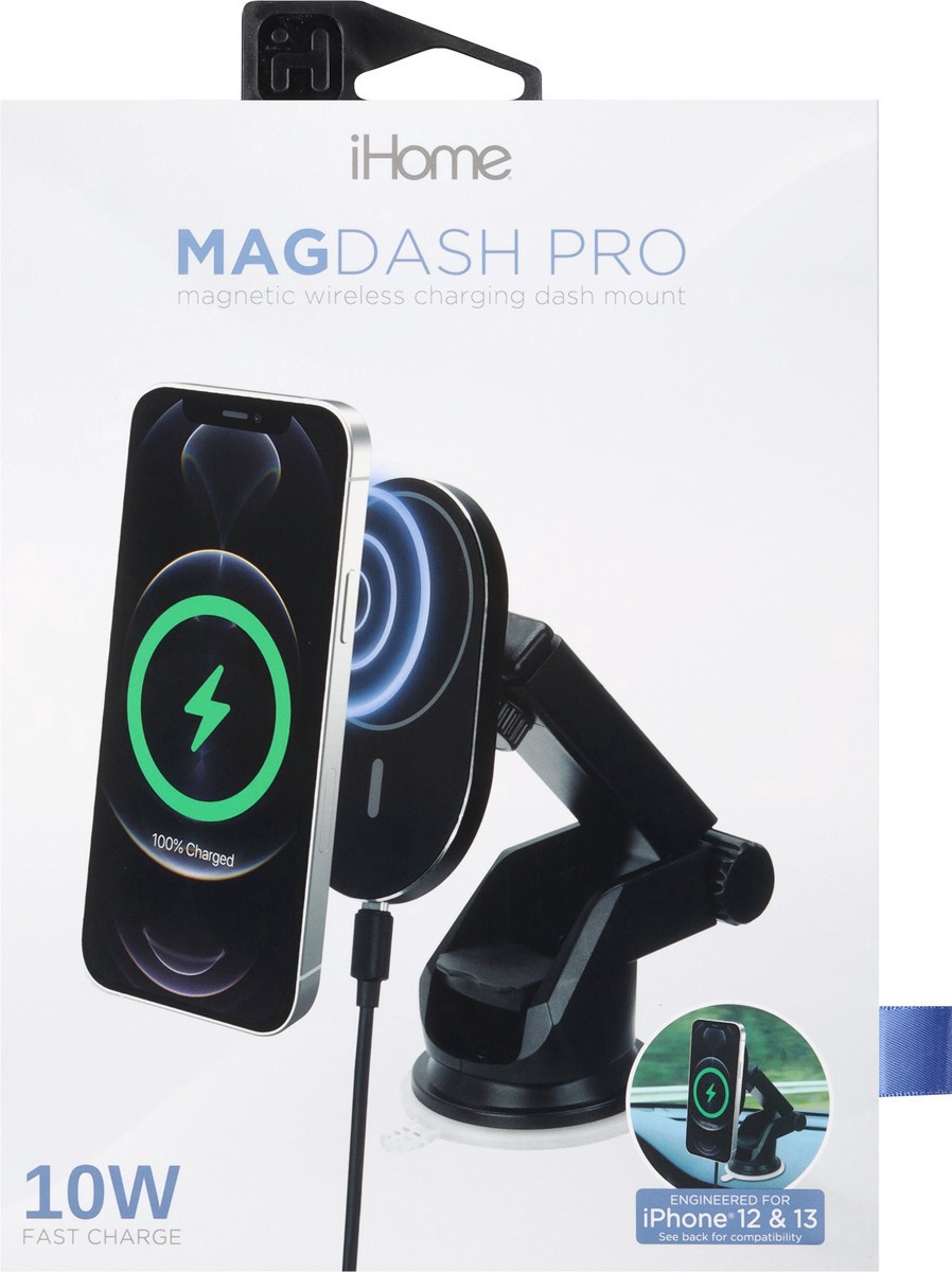 slide 12 of 12, iHome 10 Watts Wireless MagDash Pro 1 ea, 1 ea