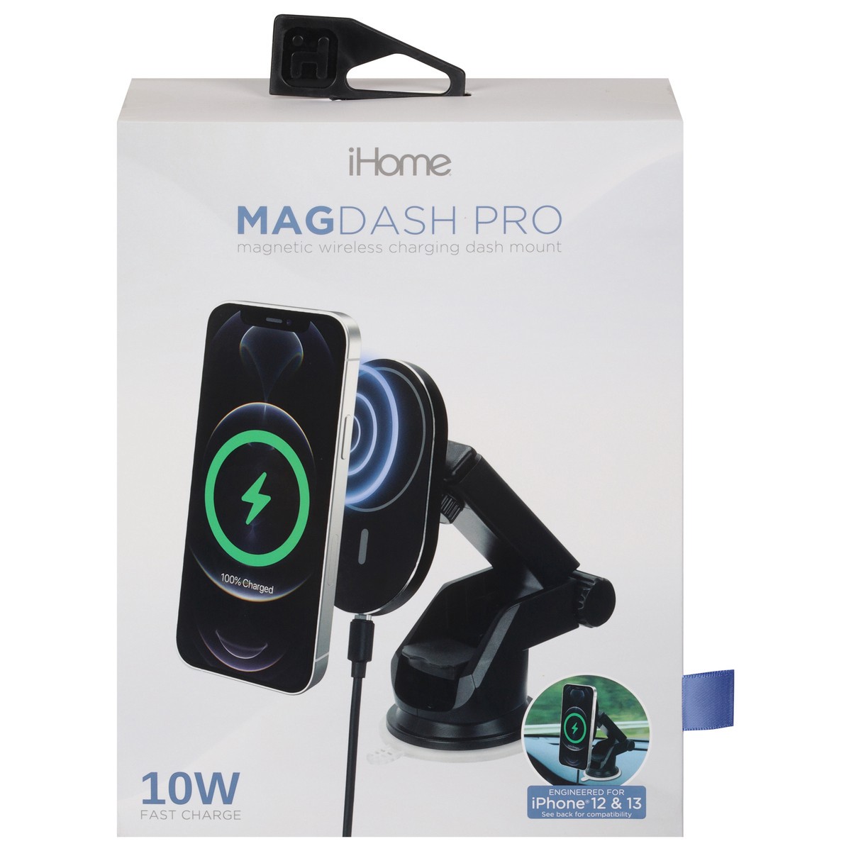 slide 1 of 12, iHome 10 Watts Wireless MagDash Pro 1 ea, 1 ea