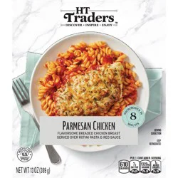 HT Traders Parmesan Chicken Breast with Rotini Pasta & Red Sauce