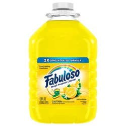 Fabuloso Multi-Purpose Cleaner, 2X Concentrated Formula, Refreshing Lemon Scent, 128 Fl. Oz.
