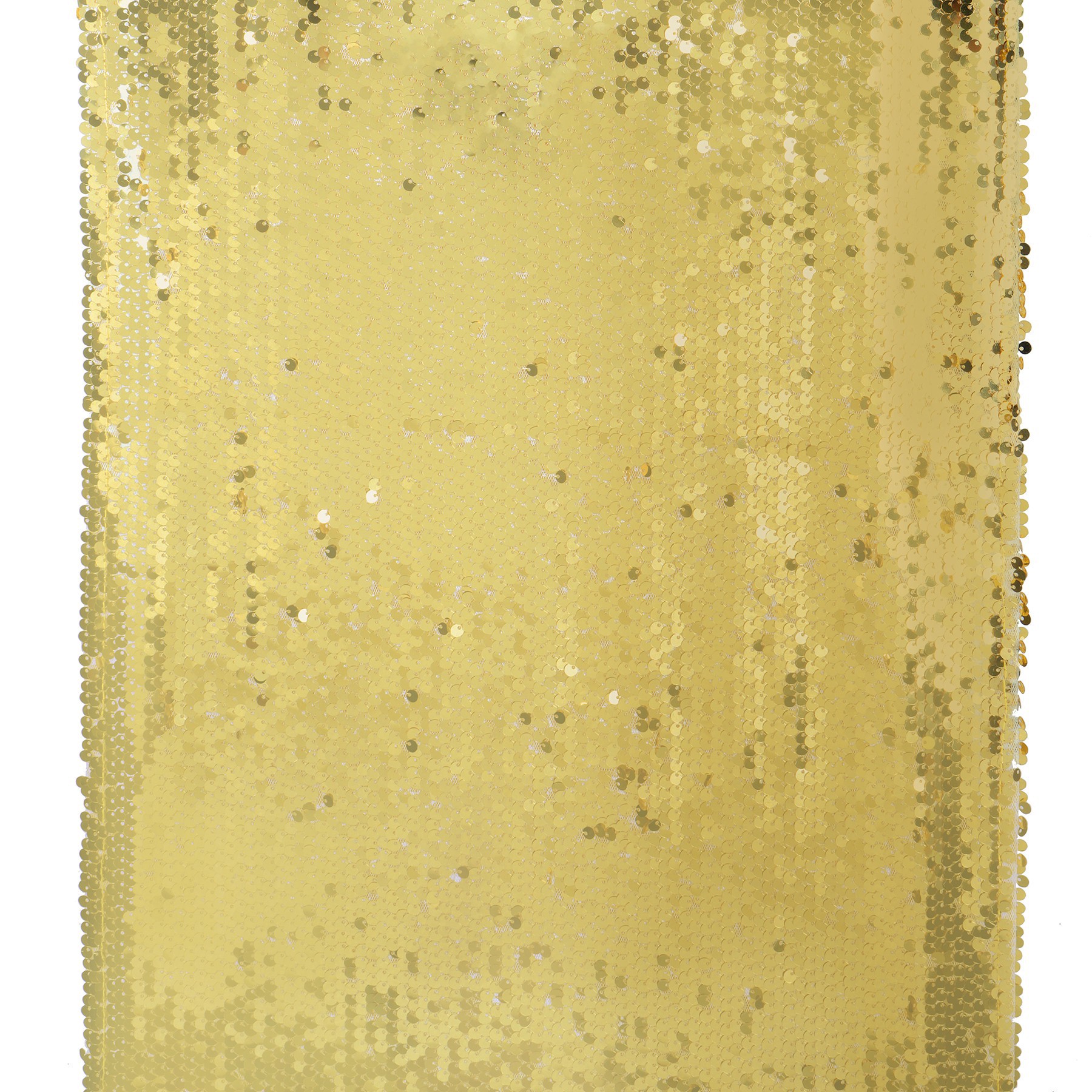 slide 2 of 2, 9ft. Champagne Gold Sequin Table Runner By Celebrate It, 9 ft