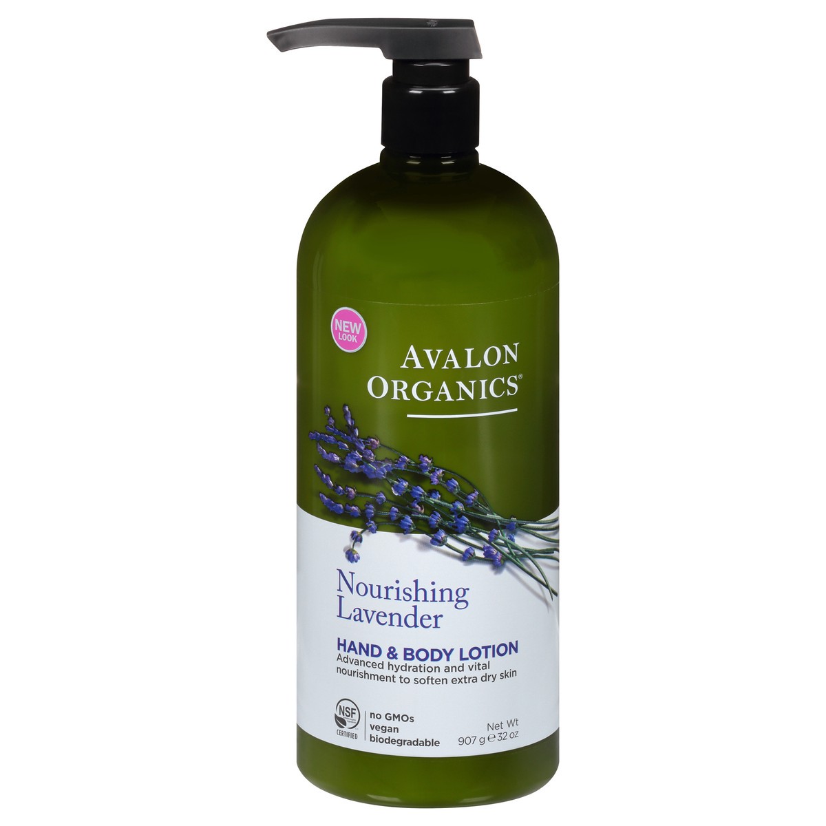 slide 6 of 10, Avalon Organics Nourishing Lavender Hand & Body Lotion, 32 fl oz