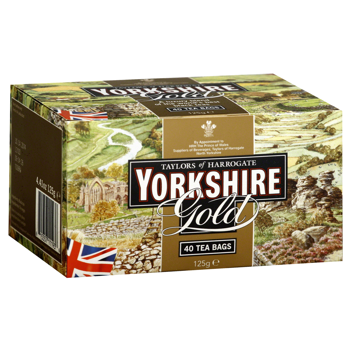 slide 1 of 1, Taylors of Harrogate Yorkshire Gold Black Tea Bags, 40 ct