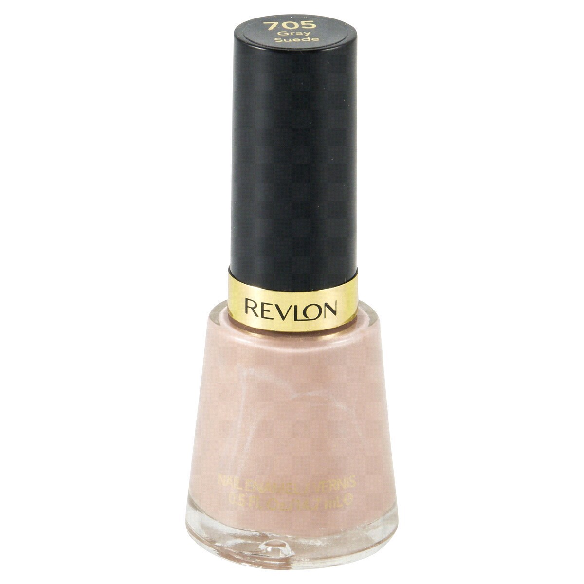 slide 1 of 5, Revlon Gray Suede Nail Enamel, 0.5 oz