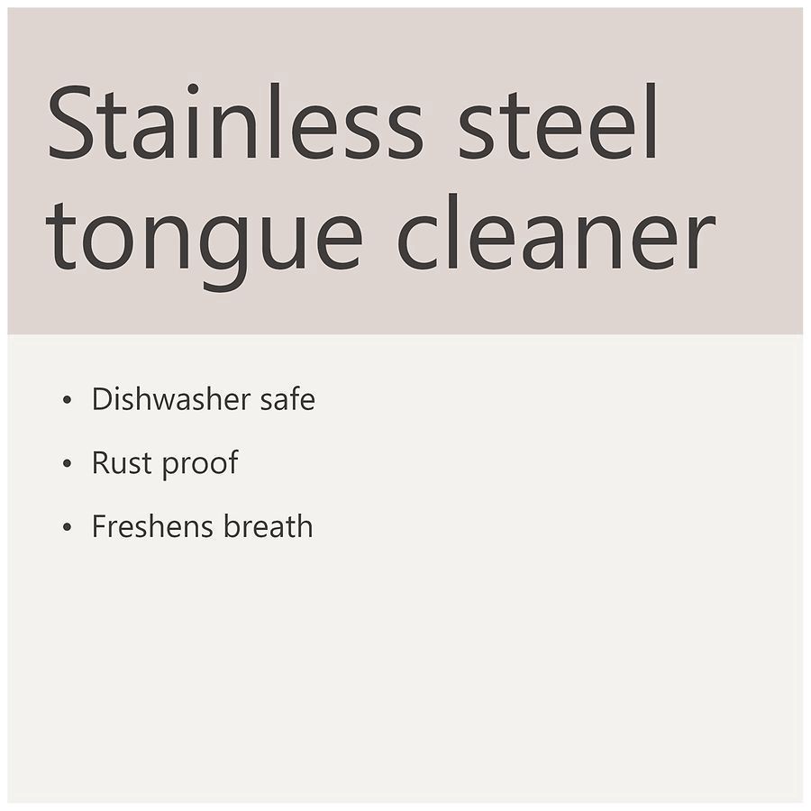 slide 5 of 5, Walgreens Stainless Steel Tongue Cleaners, 2 ct