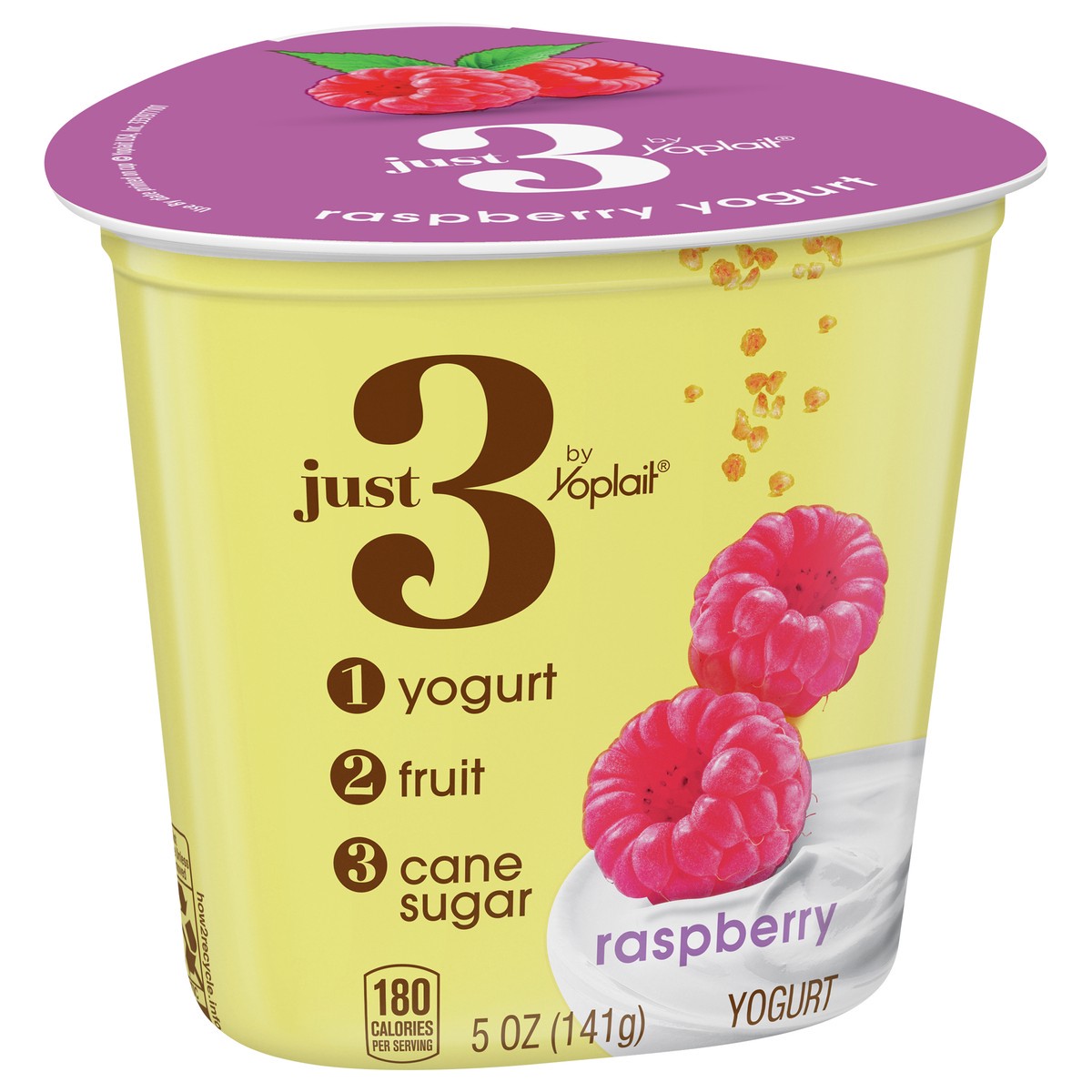 slide 2 of 13, Yoplait Raspberry Yogurt 5 oz, 5 oz