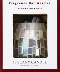 Tuscany Candle White Mosaic Fragrance Bar Warmer - 1 pc