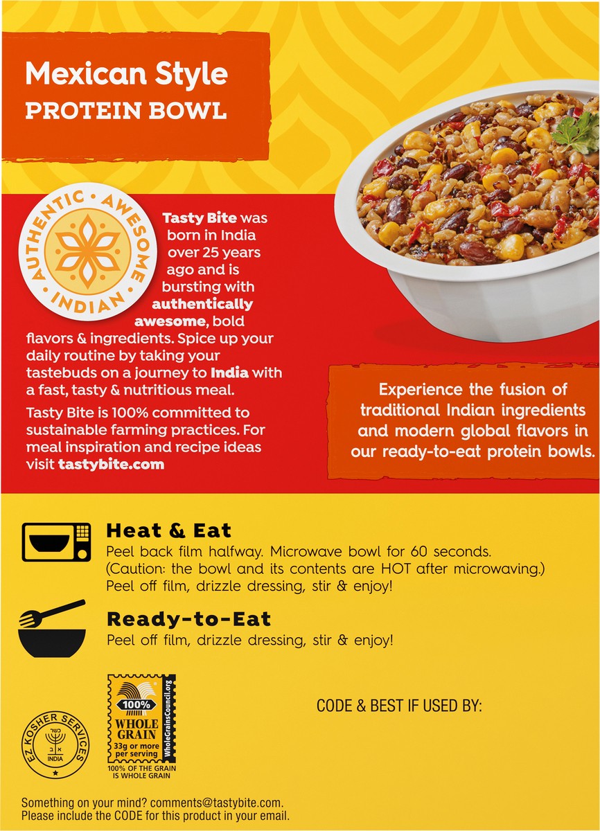 slide 7 of 10, Tasty Bite Mexican Protein Bowl, 8.8 Oz, 8.8 oz