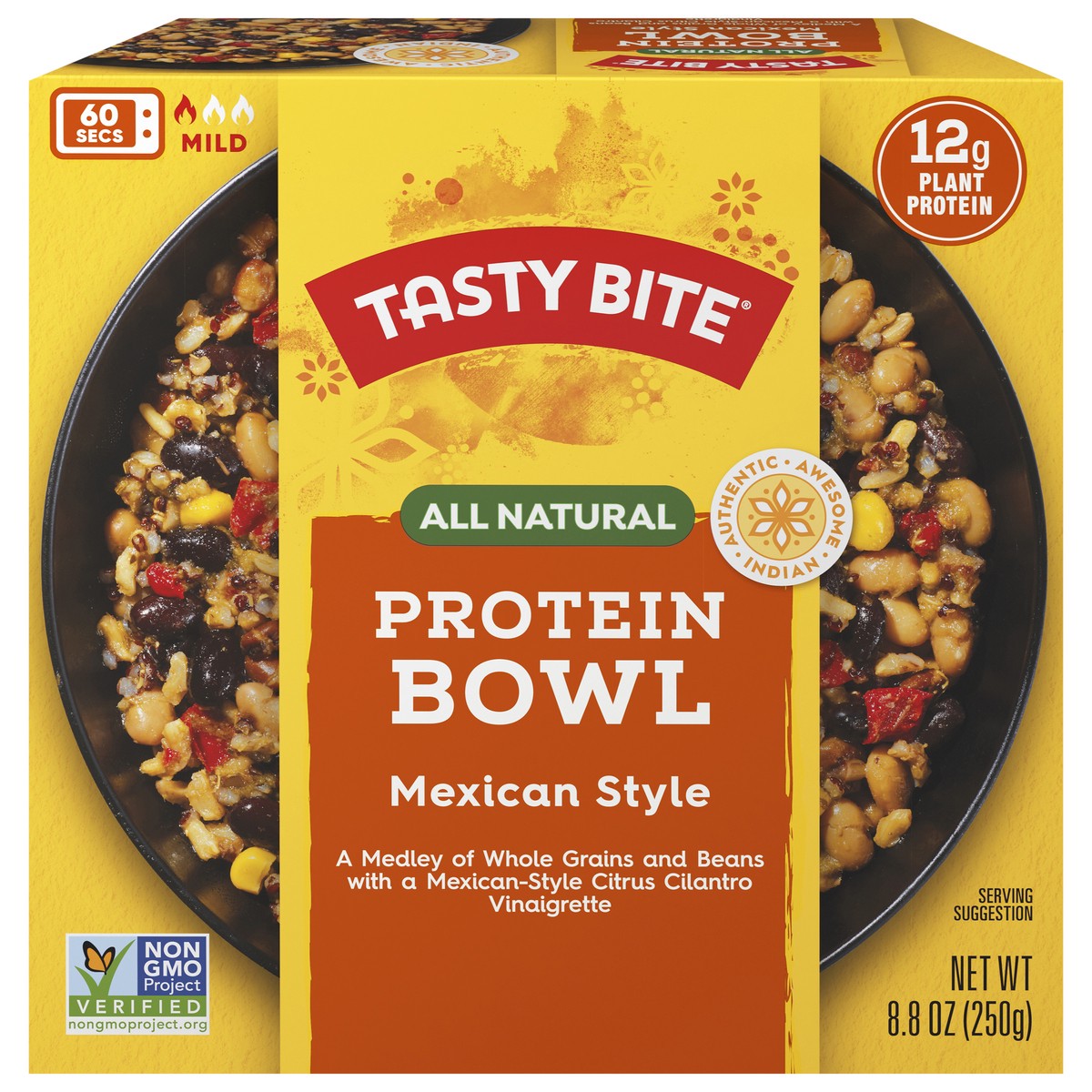 slide 1 of 10, Tasty Bite Mexican Protein Bowl, 8.8 Oz, 8.8 oz
