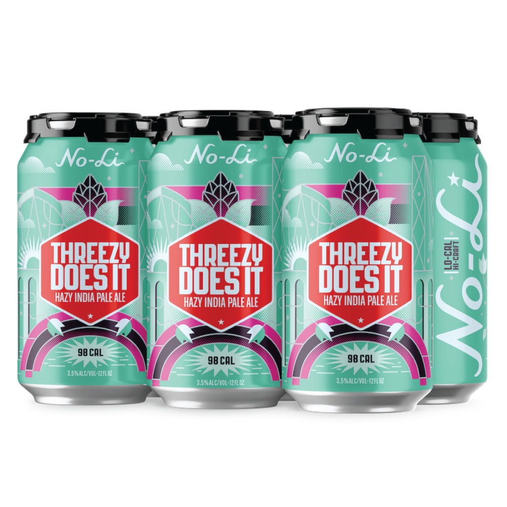 slide 3 of 6, No-Li Threezy Does It Hazy Ipa Craft Beer, 6 ct; 12 fl oz
