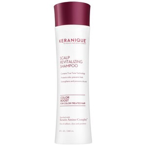 slide 1 of 2, Keranique Color Boost Scalp Revitalizing Shampoo For Color-Treated Hair, 8 Oz, 8 oz