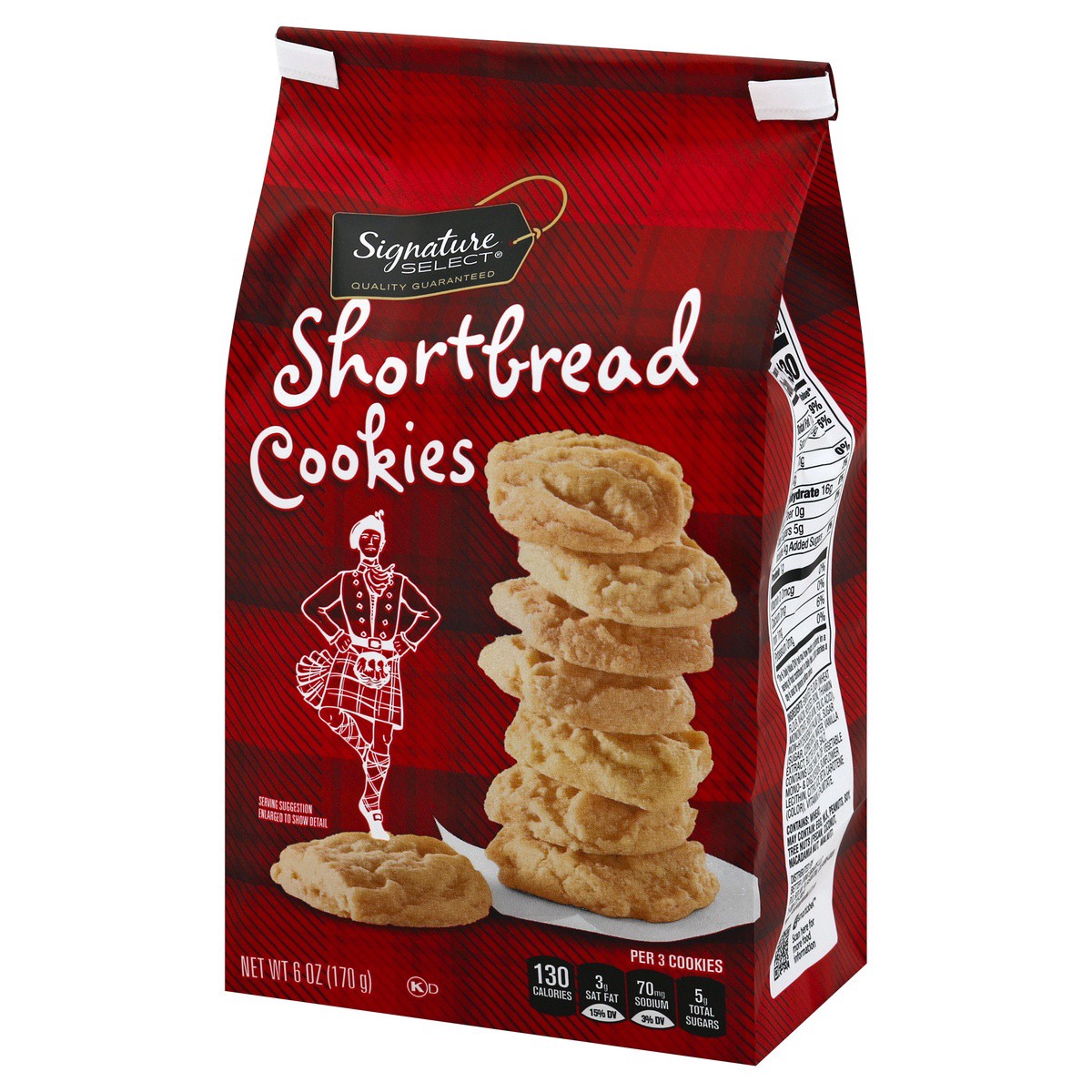 slide 9 of 9, Signature Select Cookies Shortbread, 6 oz