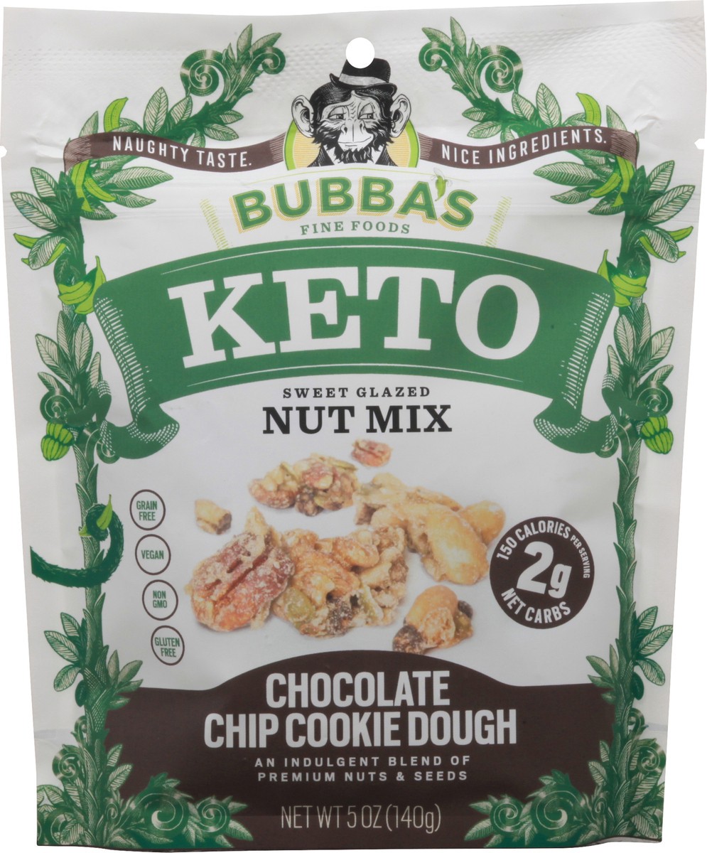 slide 8 of 9, B. Fine Foods Keto Glazed Chocolate Chip Cookie Dough Nut Mix 5 oz, 5 oz