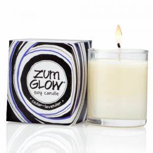 slide 1 of 1, Zum Soy Candle Lavender, 7 oz