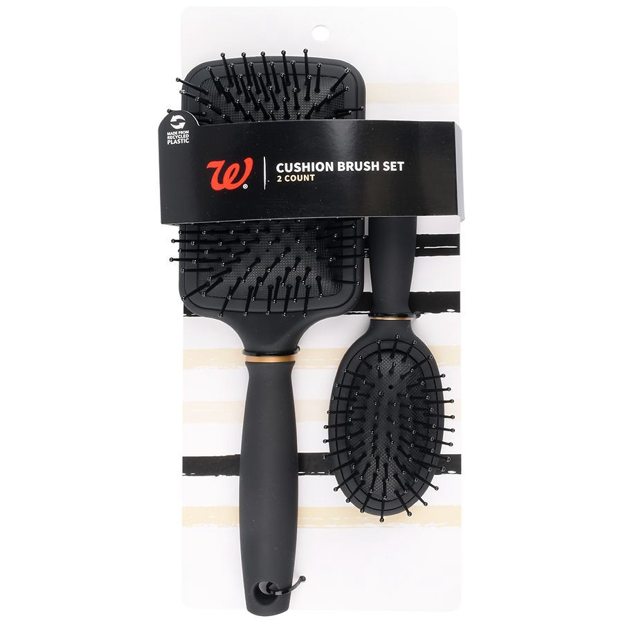 slide 1 of 1, Walgreens Beauty Cushion Brush Set, 2 ct