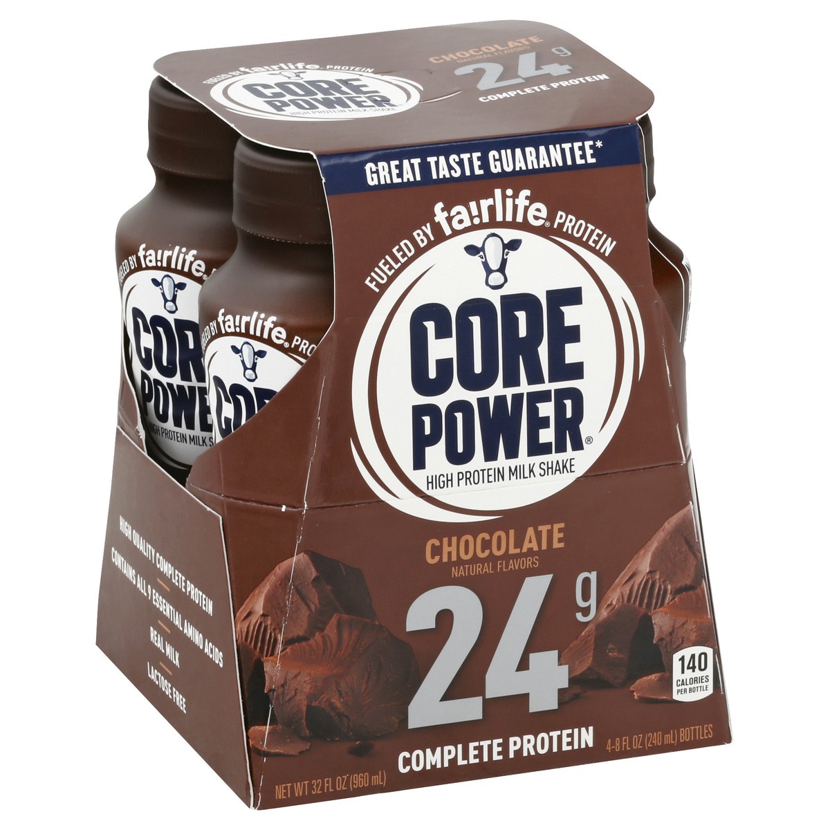 slide 8 of 12, Core Power 24G Chocolate, 4/8 oz