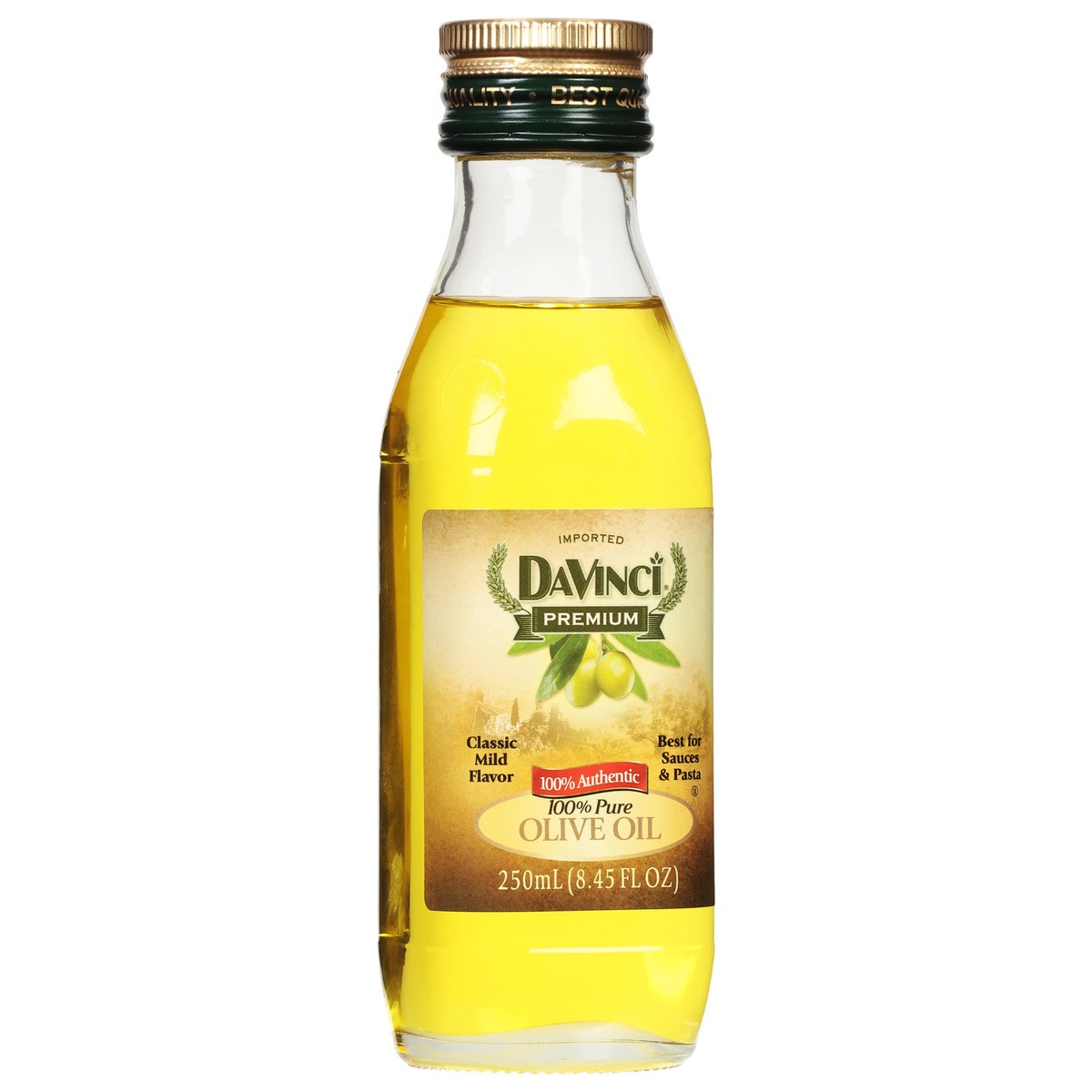 slide 2 of 9, Davinci Pure Olive Oil, 8.4 fl oz
