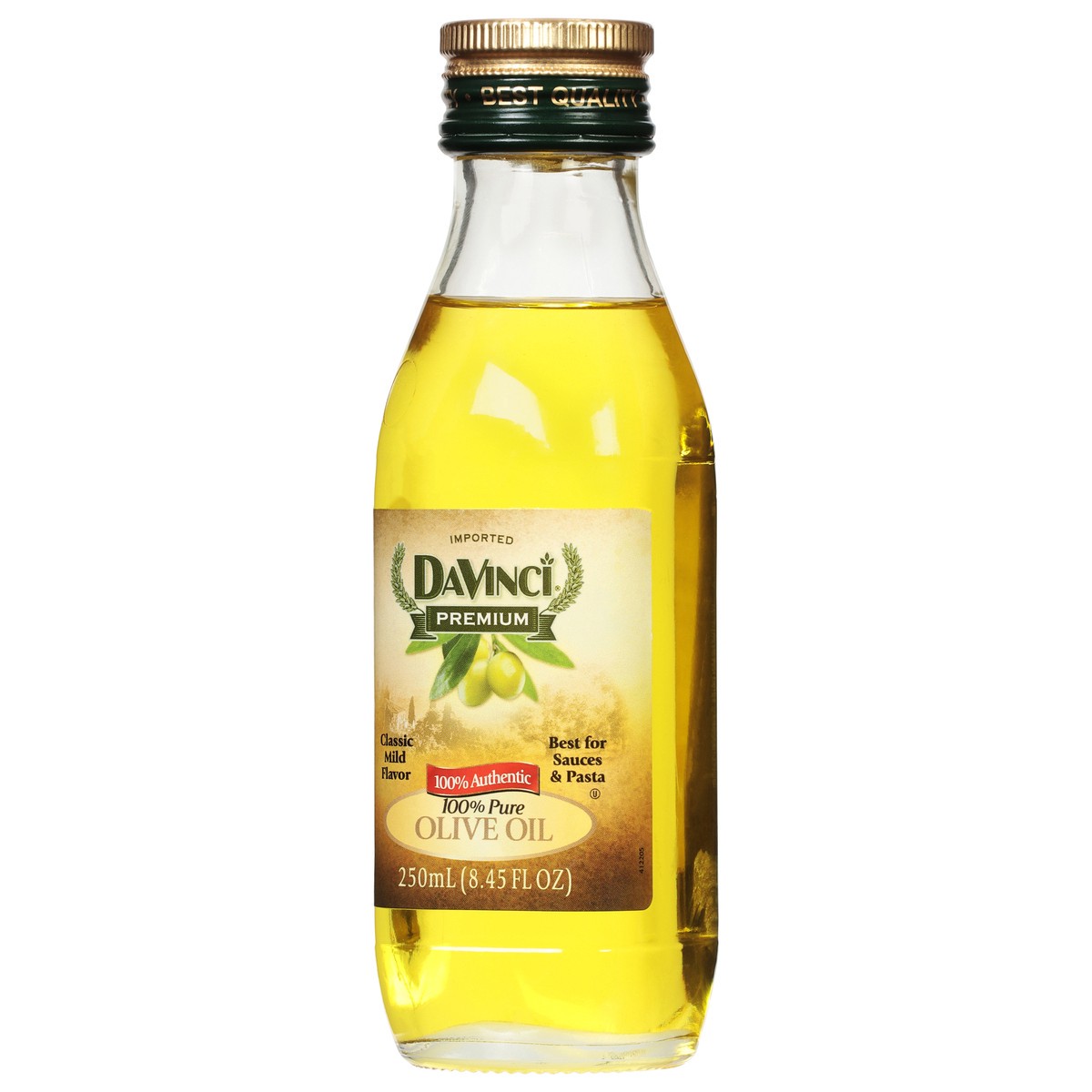 slide 3 of 9, Davinci Pure Olive Oil, 8.4 fl oz