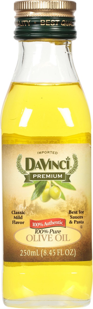 slide 6 of 9, Davinci Pure Olive Oil, 8.4 fl oz